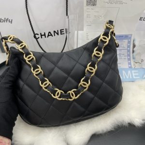 chanel hobo handbag black for women womens bags 94in24cm as3562 b09178 94305 buzzbify 1 5