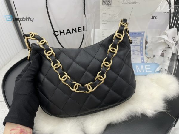 chanel hobo handbag black for women womens bags 94in24cm as3562 b09178 94305 buzzbify 1 5