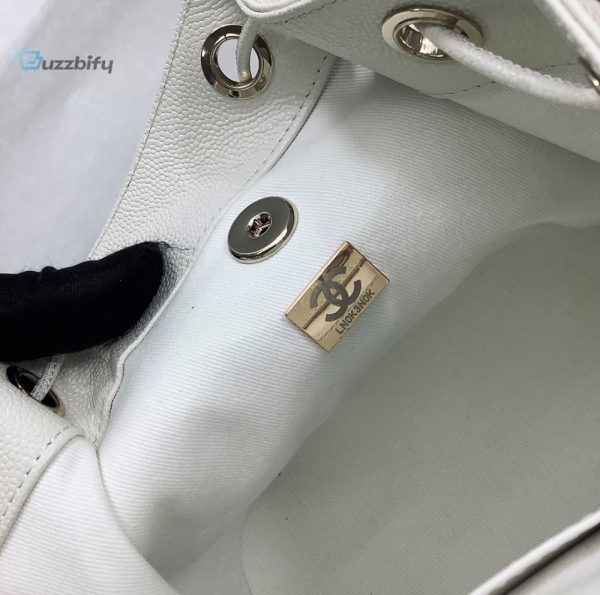 chanel small affinity backpack white for women womens bags 98in25cm buzzbify 1 4