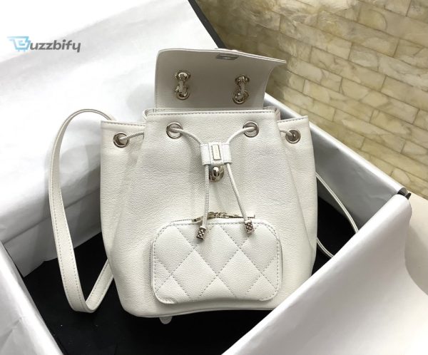 chanel small affinity backpack white for women womens bags 98in25cm buzzbify 1 6