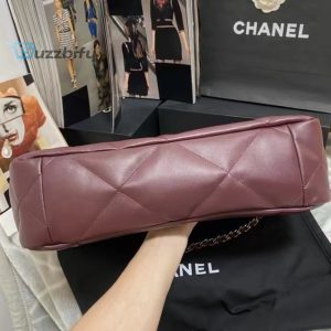chanel shopping chanel bag 19 dark red for women womens bags 16in41cm as3660 b04852 nk294 buzzbify 1 5