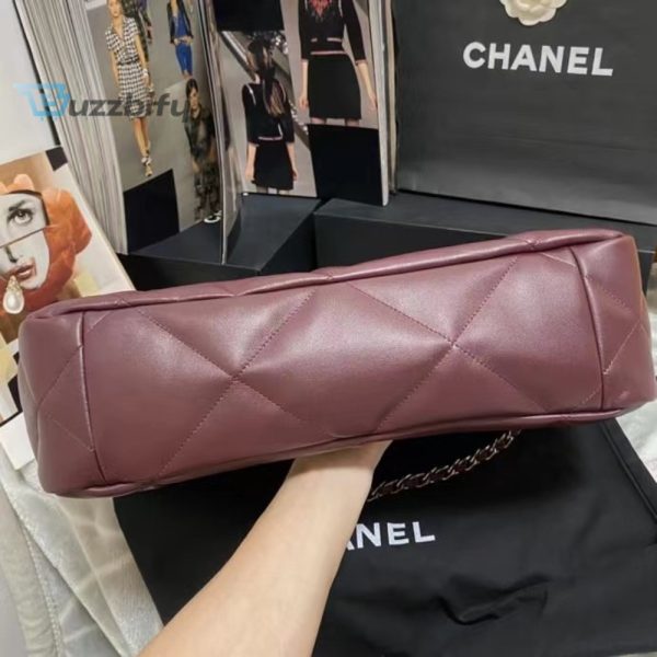 chanel shopping chanel bag 19 dark red for women womens bags 16in41cm as3660 b04852 nk294 buzzbify 1 5