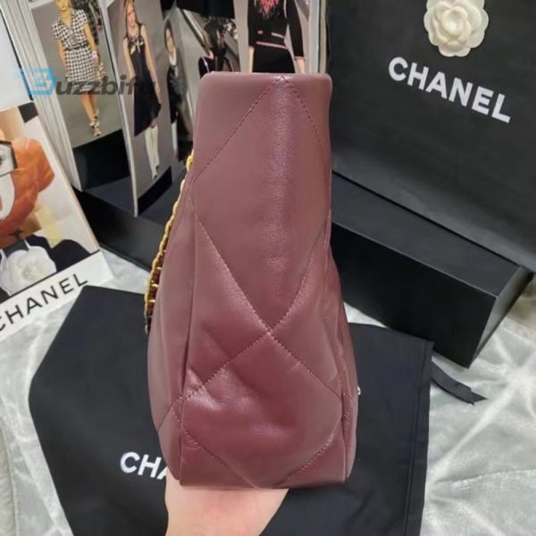 chanel shopping chanel bag 19 dark red for women womens bags 16in41cm as3660 b04852 nk294 buzzbify 1 6