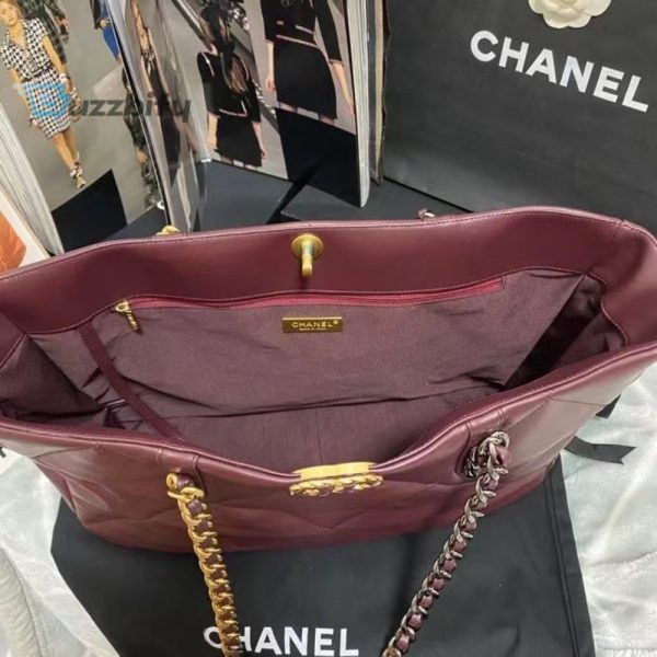 chanel shopping chanel bag 19 dark red for women womens bags 16in41cm as3660 b04852 nk294 buzzbify 1 7