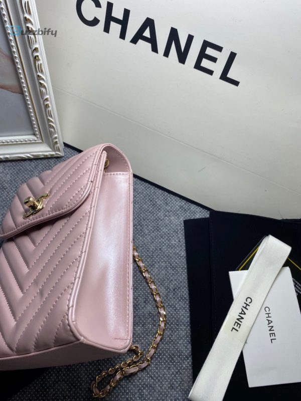 chanel chevron trendy cc phone light purple bag for women 18cm7in buzzbify 1 6