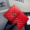 chanel chevron trendy cc phone red bag for women 18cm7in buzzbify 1