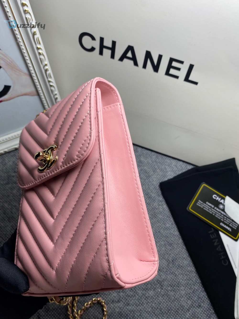 Chanel Chevron Trendy Cc Phone Pink Bag For Women 18Cm7in