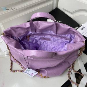 chanel backpack purple shiny large bag for women 51cm20in buzzbify 1 3