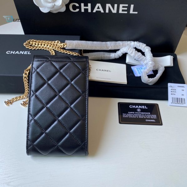 chanel phone holder black bag for women 15cm6in buzzbify 1 2