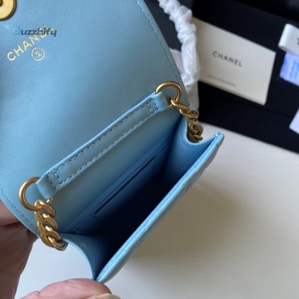 chanel phone holder blue bag for women 15cm6in buzzbify 1 2