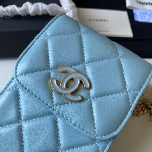 chanel phone holder blue bag for women 15cm6in buzzbify 1 4