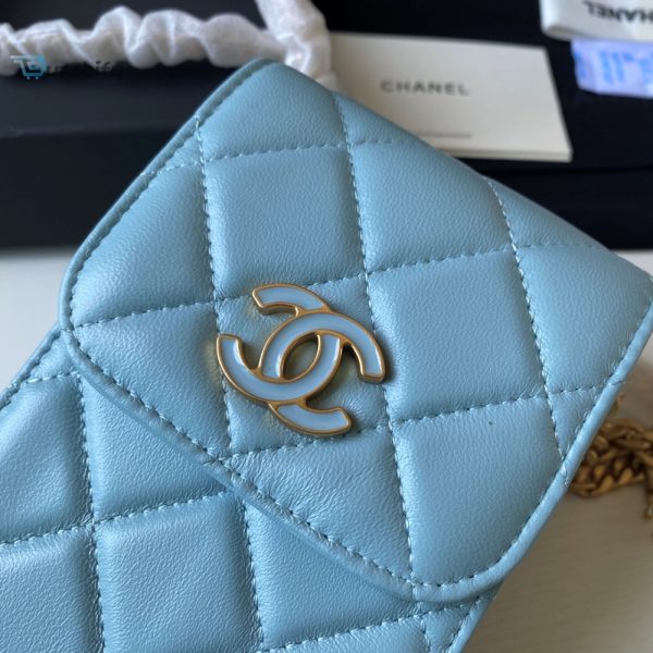 chanel phone holder blue bag for women 15cm6in buzzbify 1 4