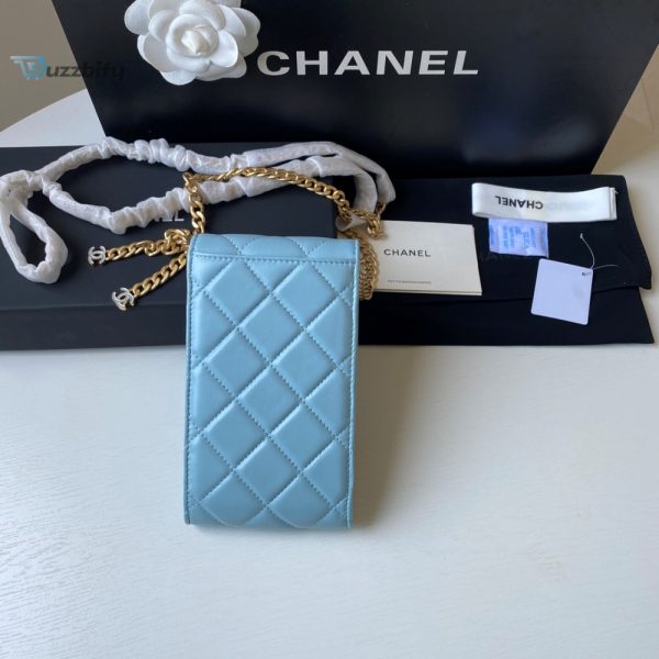 chanel phone holder blue bag for women 15cm6in buzzbify 1 6
