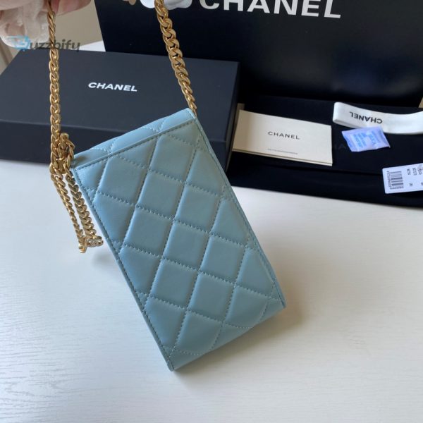 chanel phone holder blue bag for women 15cm6in buzzbify 1 7