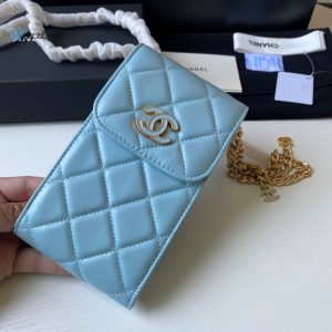 chanel phone holder blue bag for women 15cm6in buzzbify 1 8