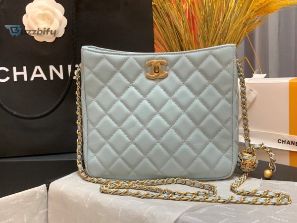 chanel handbag hobo handbag light blue bag for women 16cm6in buzzbify 1