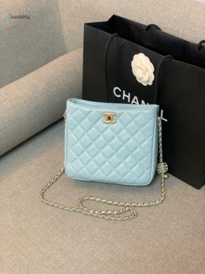 chanel handbag hobo handbag light blue bag for women 16cm6in buzzbify 1 6