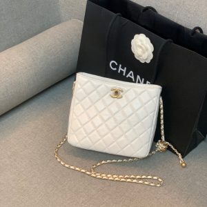 chanel hobo handbag white bag for women 16cm6in buzzbify 1 1