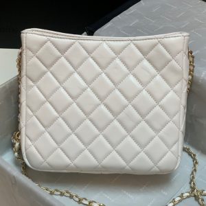 chanel hobo handbag white bag for women 16cm6in buzzbify 1 3