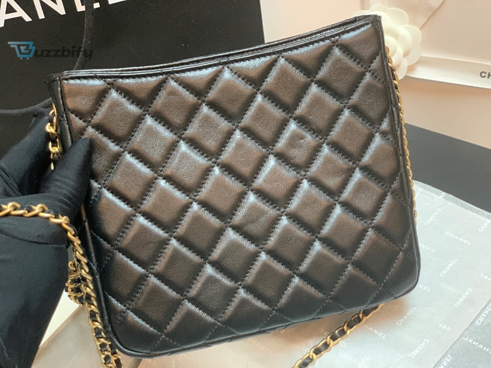 Chanel Hobo Handbag Black Bag For Women 16Cm6in