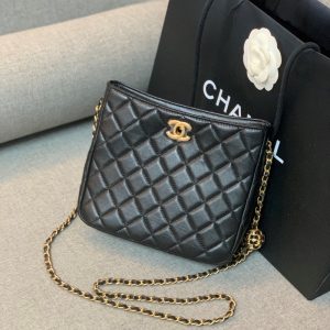 chanel hobo handbag black bag for women 16cm6in buzzbify 1 5