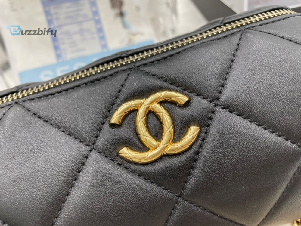 Chanel Bowling Mini Black Bag For Women 11Cm4.3In As3384 B08482 94305 14 Chanel Bowling Mini Black Bag For Women 11cm/4.3in AS3384 B08482 94305