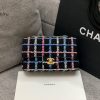 chanel navy sparkle tweed classic mini rectangular flap bag for women 20cm75in buzzbify 1