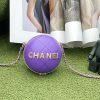 chanel ball bag purple and gold chain bag for women 8cm315in buzzbify 1