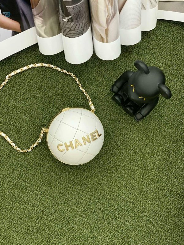 chanel ball bag white and gold chain bag for women 8cm315in buzzbify 1 5