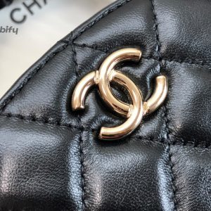 chanel classic vanity case shiny gold black bag for women 95cm37in buzzbify 1 4