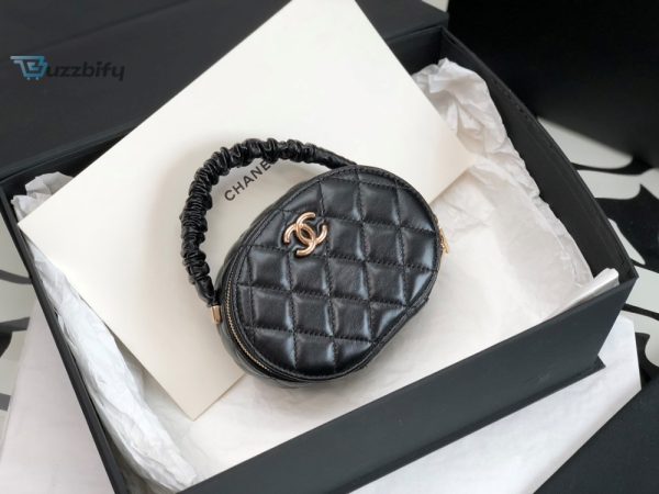 chanel classic vanity case shiny gold black bag for women 95cm37in buzzbify 1 5