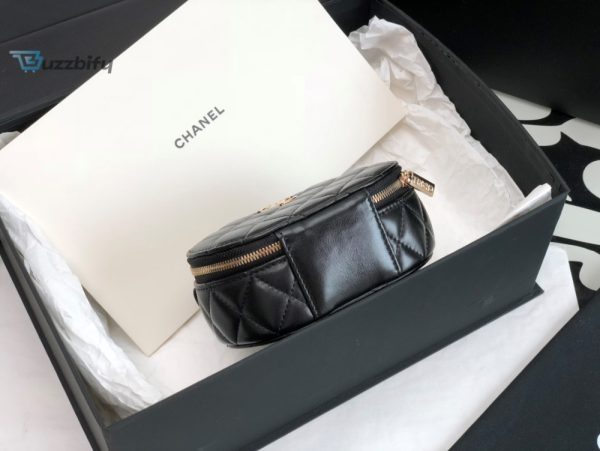 chanel classic vanity case shiny gold black bag for women 95cm37in buzzbify 1 6