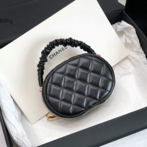 chanel classic vanity case shiny gold black bag for women 95cm37in buzzbify 1 7