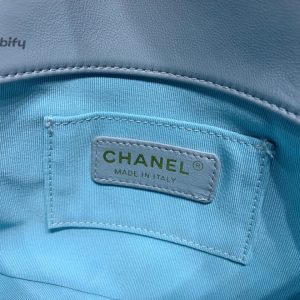 chanel mini flap bag goldtone metal blue bag for women 13cm5in buzzbify 1 6
