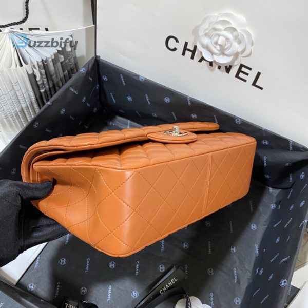 chanel large classic handbag silver hardware brown for women womens handbags shoulder bags 118in30cm buzzbify 1 6