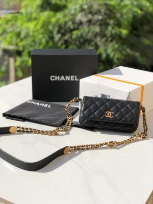 chanel small flap bags gold hardware black for women womens handbags shoulder bags 75in192cm buzzbify 1