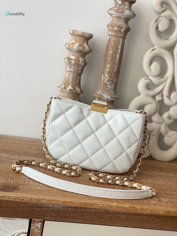 chanel small hobo bag gold hardware white for women womens handbags shoulder bags buzzbify 1 2