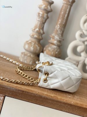 chanel small hobo bag gold hardware white for women womens handbags shoulder bags buzzbify 1 3