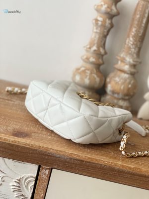 chanel small hobo bag gold hardware white for women womens handbags shoulder bags buzzbify 1 4