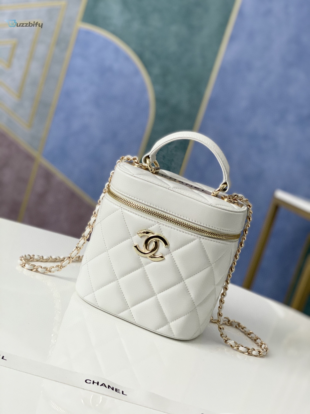 Herlipto HLT Jacquard Vanity Bag silver
