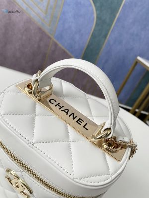 chanel vanity case gold hardware white for women womens handbags shoulder bags 94in24cm buzzbify 1 6