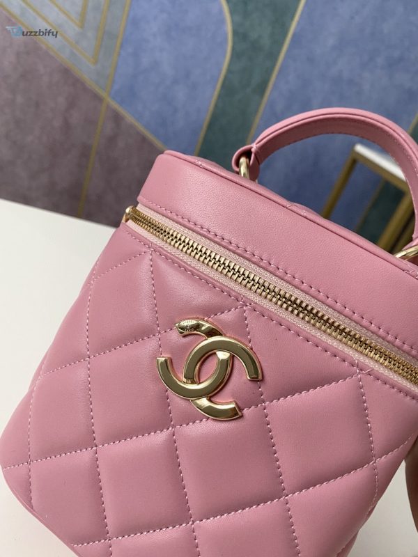chanel vanity case gold hardware pink for women womens handbags shoulder bags 94in24cm buzzbify 1 7