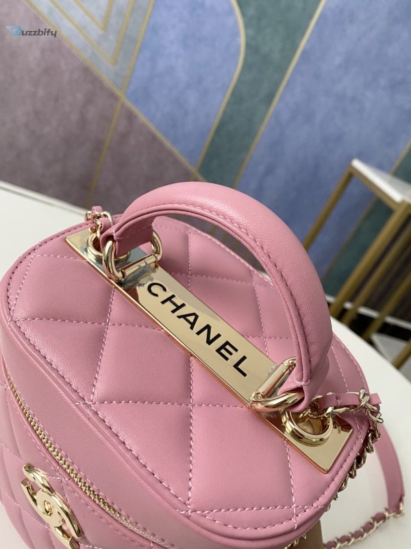 chanel vanity case gold hardware pink for women womens handbags shoulder bags 94in24cm buzzbify 1 8
