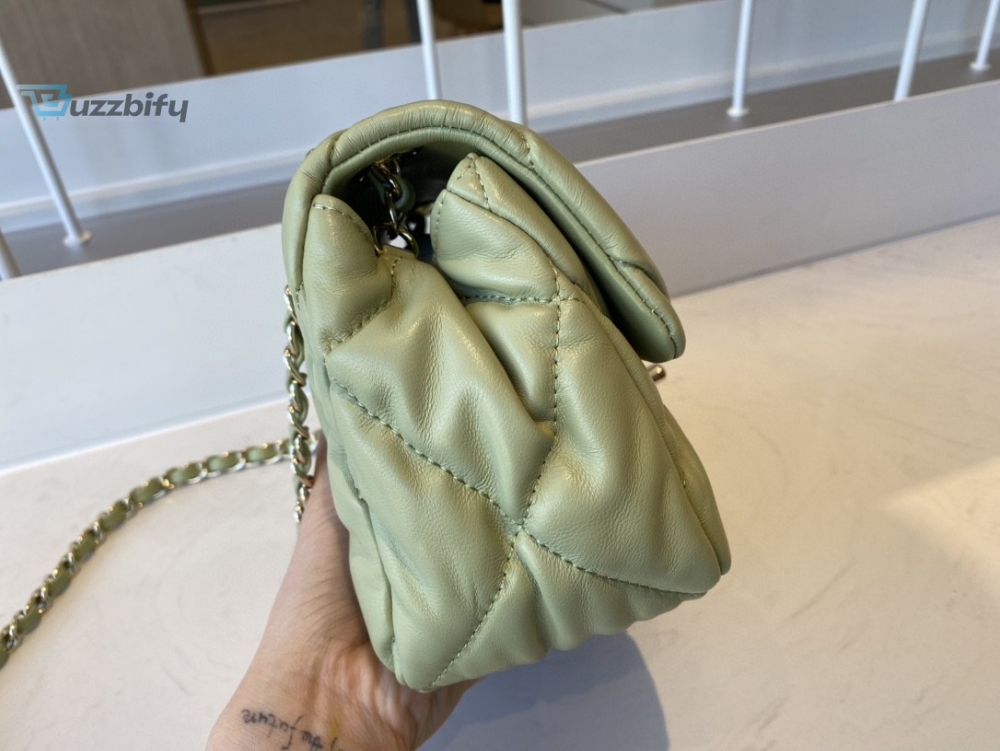 Chanel Small Flap Bag Gold Hardware Green For Women, Women’s Handbags, Shoulder Bags 7.5in/19cm AS2232
