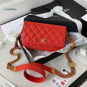 chanel small flap bag gold hardware red for women womens handbags shoulder bags 75in19cm ap2840 buzzbify 1
