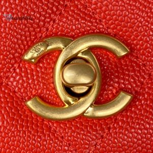 chanel small flap bag gold hardware red for women womens handbags shoulder bags 75in19cm ap2840 buzzbify 1 3