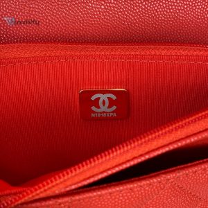 chanel small flap bag gold hardware red for women womens handbags shoulder bags 75in19cm ap2840 buzzbify 1 7