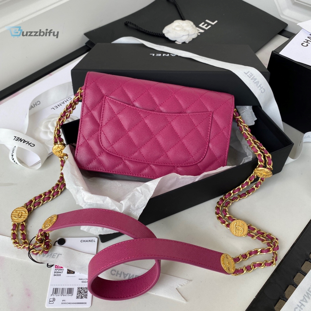 Chanel Small Flap Bag Gold Hardware Plum For Women, Women’s Handbags, Shoulder Bags 7.5in/19cm AP2840
