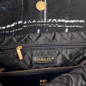 chanel 22 handbag gold hardware black for women womens handbags shoulder bags 142in36cm as3262 buzzbify 1 4