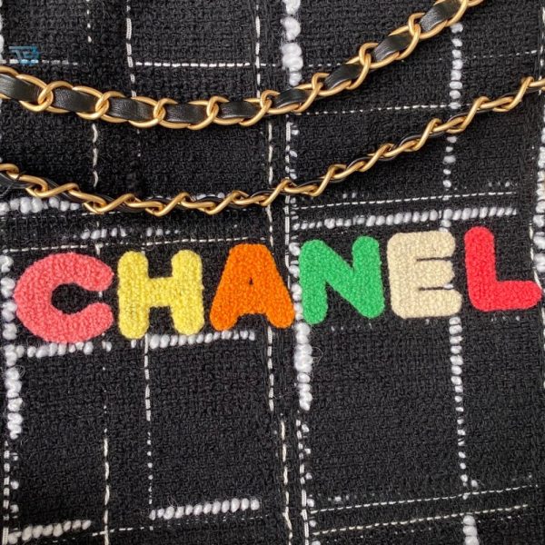 chanel 22 handbag gold hardware black for women womens handbags shoulder bags 142in36cm as3262 buzzbify 1 6